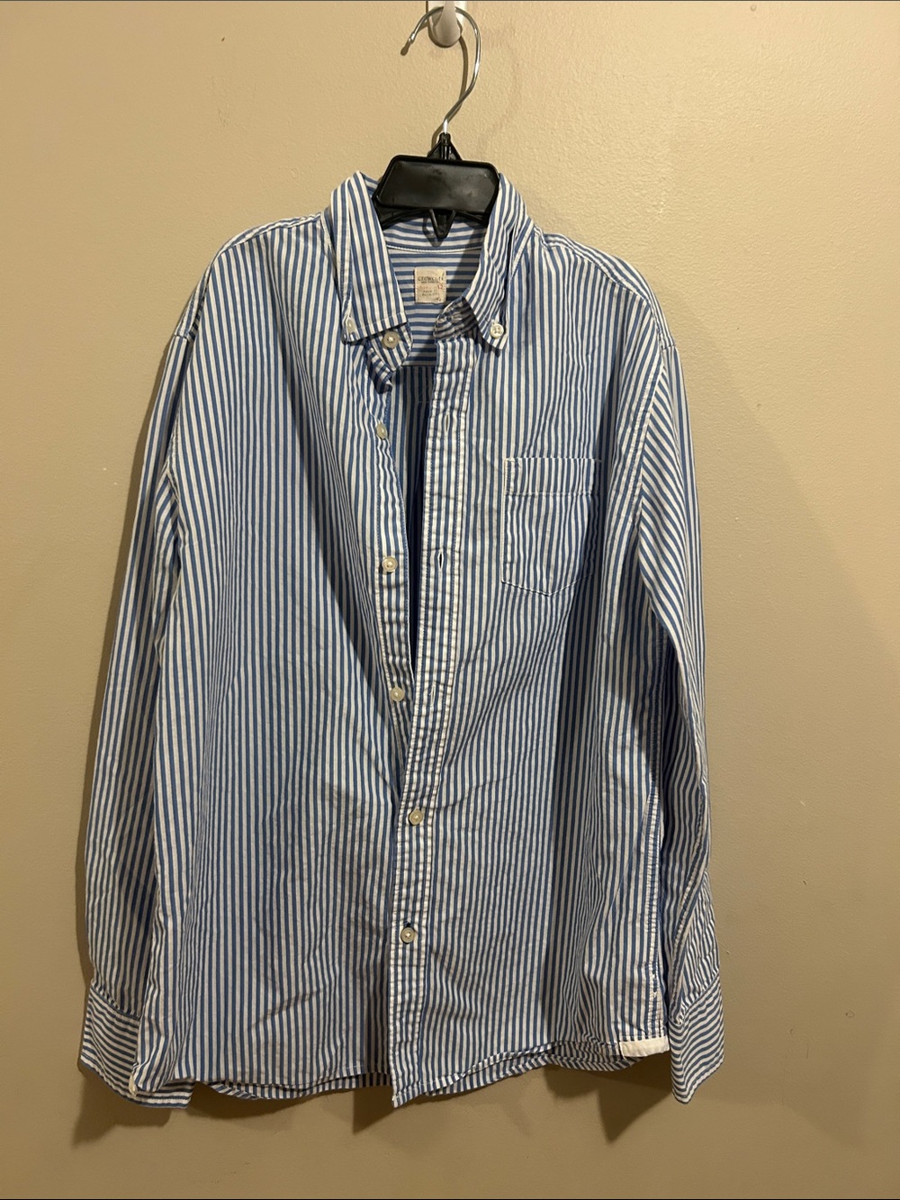 Crewcuts Blue & White Striped Button-Up Shirt